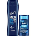 Suave Men¡¯s 2-in-1 Shampoo and Conditioner, Ocean Charge + Antiperspirant Deodorant for Men, Ocean Charge, 48H Sweat & Odor Protection (2 Piece Set)