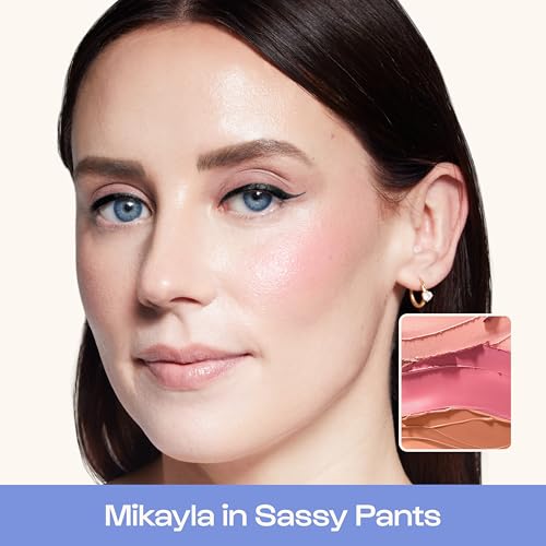 Alleyoop Stack The Odds ? All-in-One Cream Makeup Palette with Blush, Contour, Bronzer & Highlighter, Stackable Face Palette for Natural Color, Easy Touch-Ups & Travel Makeup Convenience, Sassy Pants