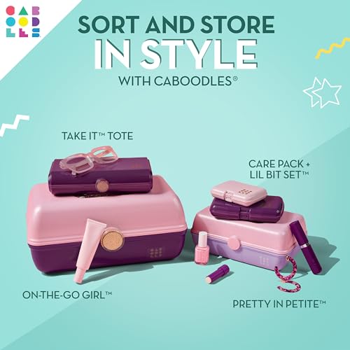 Caboodles Pretty in Petite Makeup Box - Seafoam & Lavender