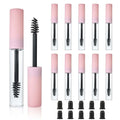 10pcs 5ml Pink Empty Mascara Tubes with Stoppers & Wand Caps