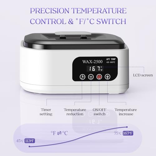 Paraffin Wax Machine for Hands & Feet - 3500ML Warmer Kit
