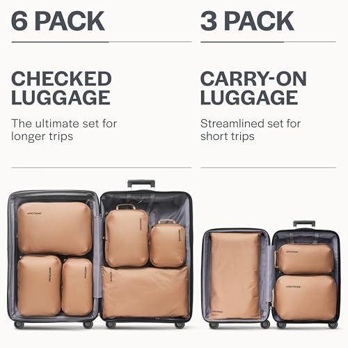 Aerotrunk Ultralight Compression Packing Cubes 6-Pack