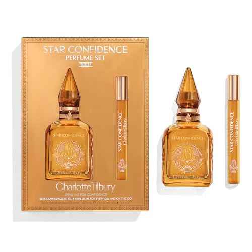 Charlotte Tilbury Star Confidence Eau De Parfum - Pheromone Enhancing Blackcurrant & Jasmine Fragrance with Natural Patchouli Oil - Long-Lasting Floral Woody Scent