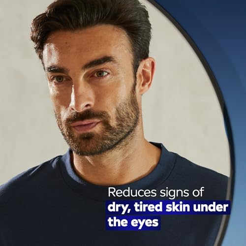 NIVEA MEN Age Defense Eye Cream with Hyaluronic Acid, 0.5 oz