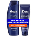 Head & Shoulders Clinical Strength Dry Scalp Rescue Shampoo & Conditioner Set with 1% Selenium Sulfide