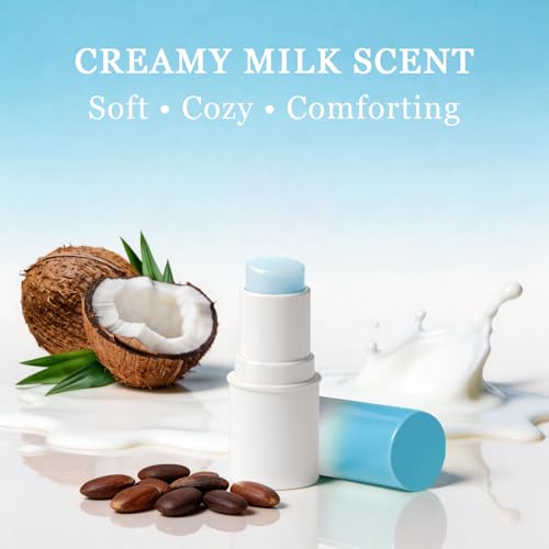 Creamy Milk Solid Perfume Stick - Long Lasting Travel Fragrance