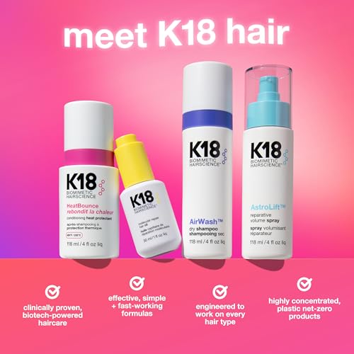 K18 HeatBounce Conditioning Heat Protectant Spray 8oz
