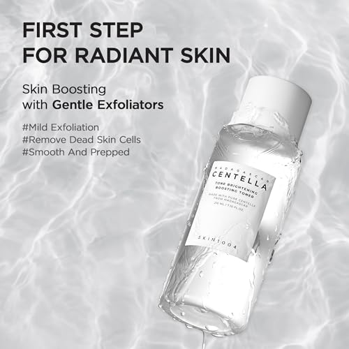 SKIN1004 Tone Balancing Boosting Toner, Korean Face Toner for Dark Spot, Centella Toner with Niacinamide & MadeWhite, Gentle Exfoliating, Radiant Skin, Daily Korean Skin Care, 7.10 fl.oz / 210ml