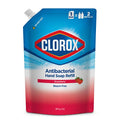 Clorox Antibacterial Liquid Hand Soap Refill, Strawberry Scent - Scented Hand Wash, Liquid Soap for Bathroom or Kitchen - Washes Away Dirt from Hands and Keeps Them Soft, 34 Fl Oz