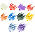 10-Pack Wahl Clipper Guards Set - Color-Coded Hair Cutting Combs