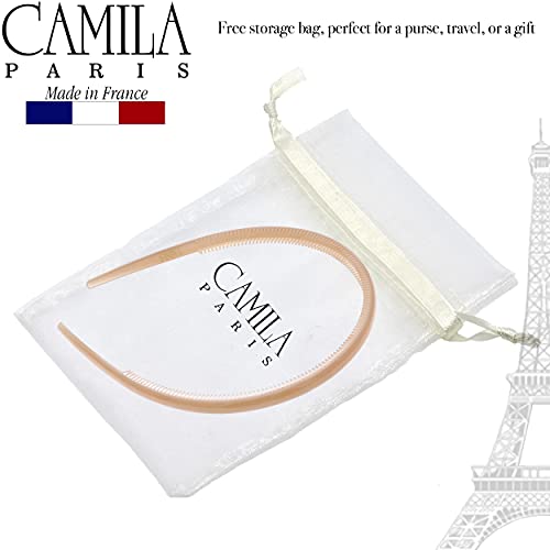 French Fashion Headband for Women - Flexible No Slip Hair Accessory, Made in France