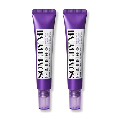SOME BY MI Retinol Intense Advanced Triple Action Eye Cream ? Pack of 2 ? Korean Retinol Under Eye Cream Anti Aging for Fine Lines ? Brightens Dark Circles & Smooths Skin Texture ? Korean Skin Care