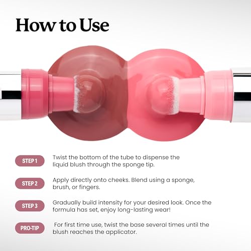 Sacheu Liquid Blush for Cheeks – Buildable Dewy Finish