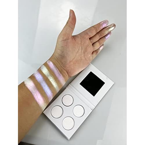 4 Colors Pigmented Eyeshadow Palette,cosmetic duochrome Matte eyeshadow,Creamy Texture Blendable Natural Colors Long Lasting Make Up (Make up-2)