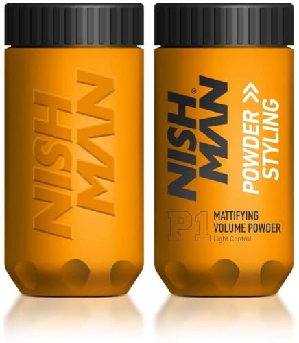 Nishman Hair Styling Powder 20g - Matte Texture & Hold (Pack of 2)