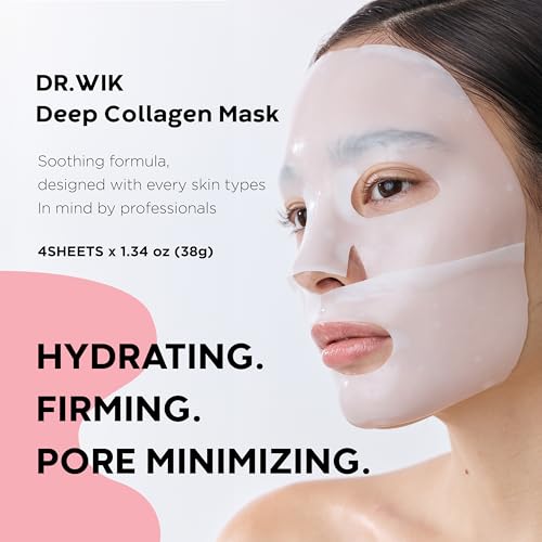 Deep Collagen Gel Mask ? Overnight Collagen Face Mask for Pore Minimizing and Firming, Niacinamide for skin radiant, korean skin care facial mask, 38g (1EA)