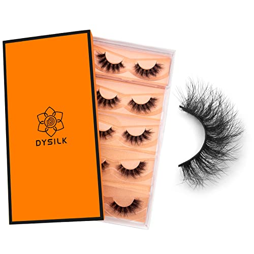 DYSILK Fluffy Mink Lashes 5 Pairs 6D 16mm