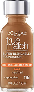 L'Oréal True Match Super-Blendable Liquid Foundation, Cappuccino N8