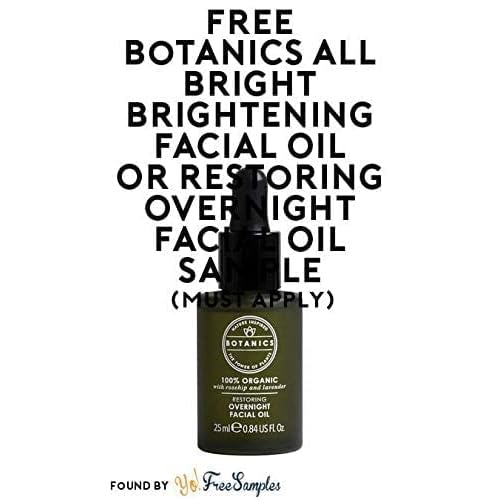 Botanics Organic Restoring Overnight Facial Oil 25ml (0.84 US Fl Oz)