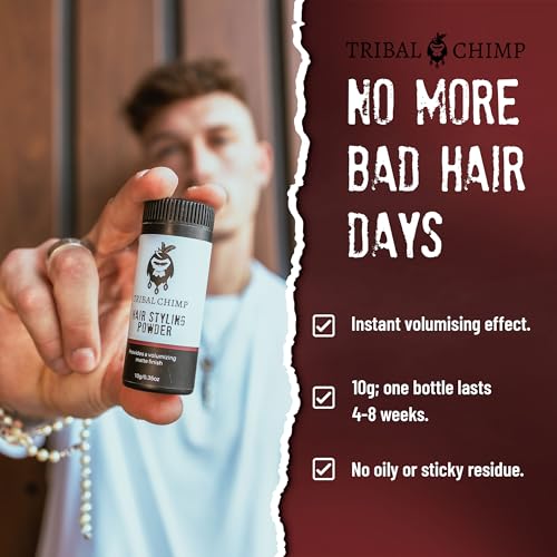 Tribal Chimp Hair Styling Powder – Volume & Texture, 24H Hold