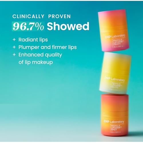 CNP Lip Duo - Honey Lip Butter Bundle | Hydrating Overnight Manuka Lip Balm & Mask, 12hrs Long-lasting Moisture, Gentle Exfoliation, Korean Skin Care