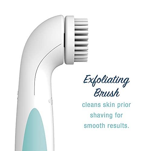 Conair Ladies All-In-One Personal Groomer, Trimmer, Foil Shaver for Women and Exfoliating Brush