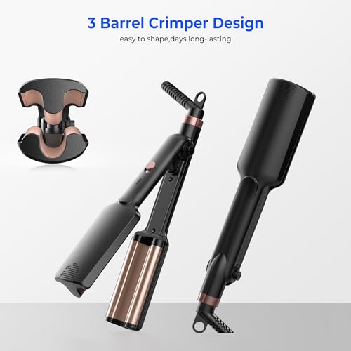 Mini Hair Crimper for Women | Fast Heating Waver Iron