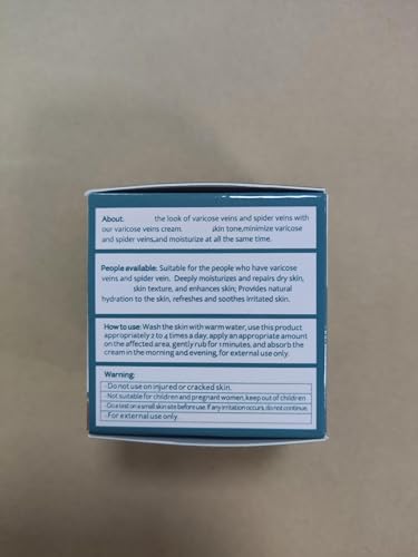 Varicose Vein Cream for Legs | Soothing Blood Circulation & Skin Care