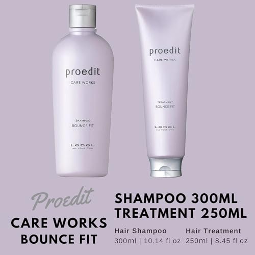 Lebel Proedit Care Works Hair Shampoo 300ml & Ttreatment 250ml Set -
