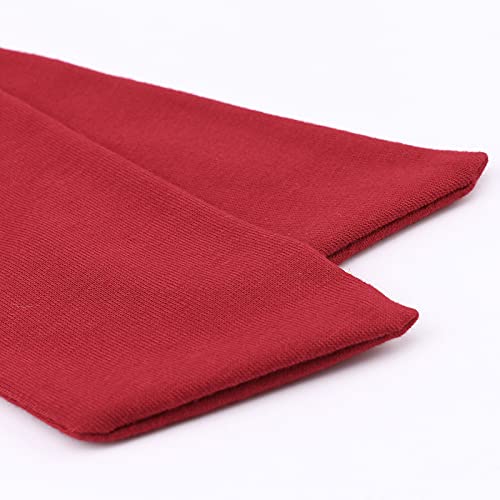 DRESHOW 6 Pack Adjustable Headbands for Women | Non-Slip Sports Hair Bands