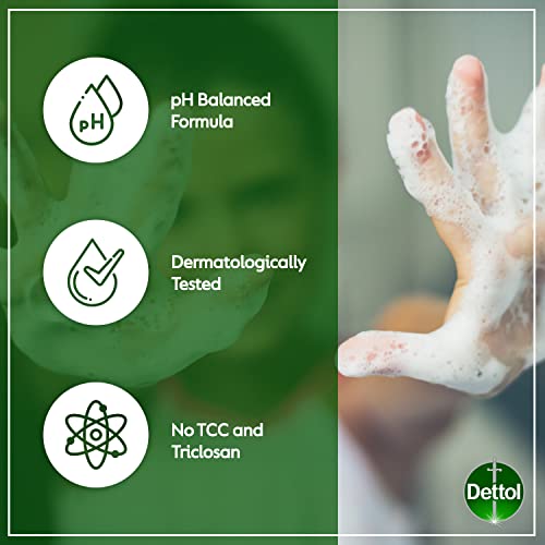 Dettol Cool Body Wash and Shower Gel, Body Wash with Mint and Bergamot, 8.45 Fl Oz (Pack of 1)