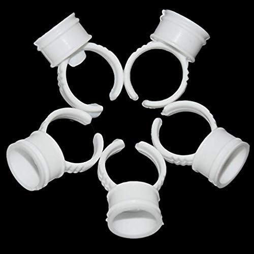 MADLUVV Professional Brow Ring Cups for Microblading & Lash Extensions (100pc)