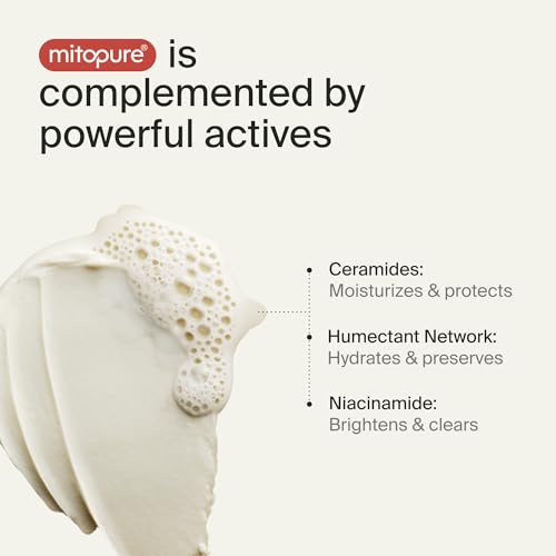 Timeline Mitopure Gentle Cleanser - Non-Drying Foaming Mousse for All Skin Types - 1.7 Fl Oz