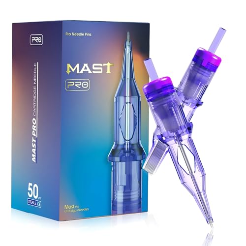 Mast Pro Tattoo Cartridge Needles 50pc Assorted Mixed Size