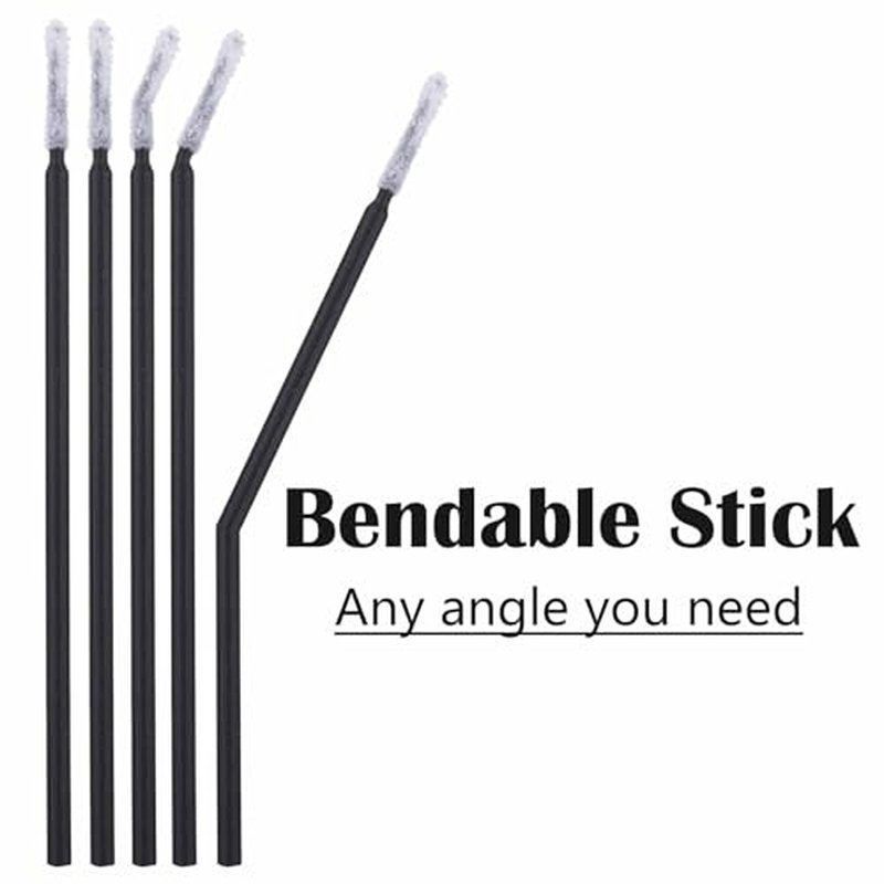 500 Black Micro Brushes - Eyelash Extensions & Mascara Applicators