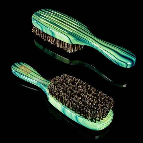 Torino Pro Wave Brush #8739-7 Row Medium Hard bristles -Reinforced Bristles - Great for Wolfing and thick hair- your 360 Waves