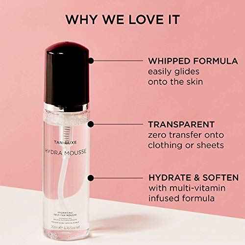 TAN-LUXE Hydra-Mousse - Hydrating Self-Tan Mousse, 200ml - Cruelty & Toxin Free