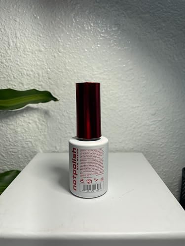 Notpolish Gloss-It No-Wipe Gel Top Coat - High Shine Clear Polish, 0.5 oz
