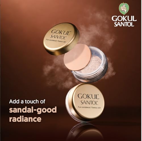 Sandalwood Face Powder 10g - Natural Makeup by Gokul