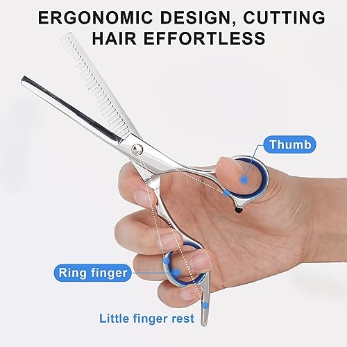 Hachacha 6.5in Hair Cutting & Thinning Scissors Set