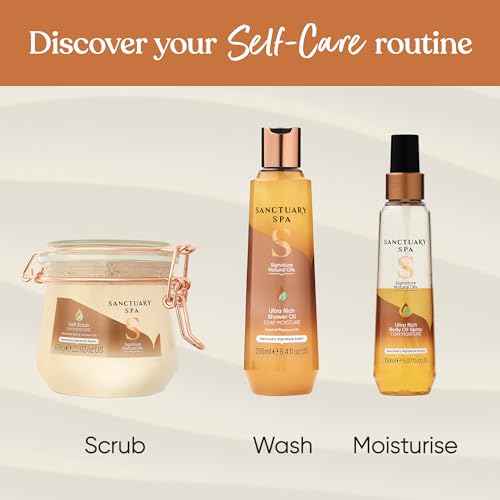 Sanctuary Spa Body Oil Spray, No Mineral Oil, Cruelty Free and Vegan Body Spray Moisturiser, 150 ml