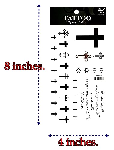 Waterproof Temporary Tattoos - Realistic Design 2 Pack