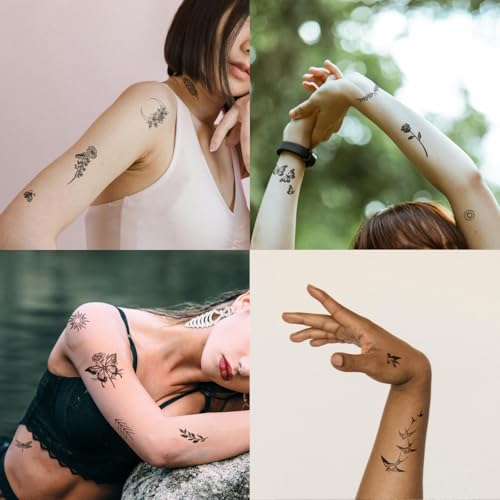 One Grace Temporary Tattoos - Waterproof Nature Designs