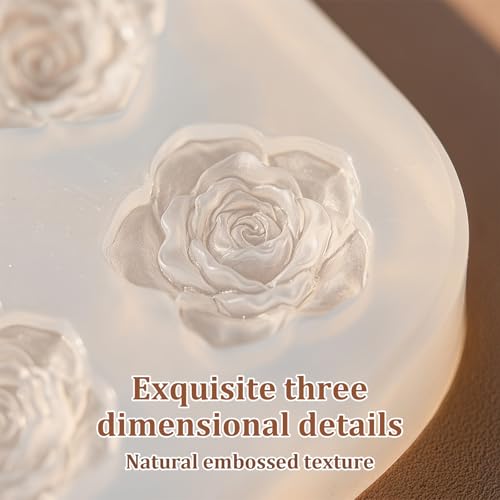 3D Flower Nail Art Silicone Molds - 3pc Reusable Set