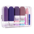 24 Pack TSA Approved Travel Bottles - Leak Proof Silicone Set