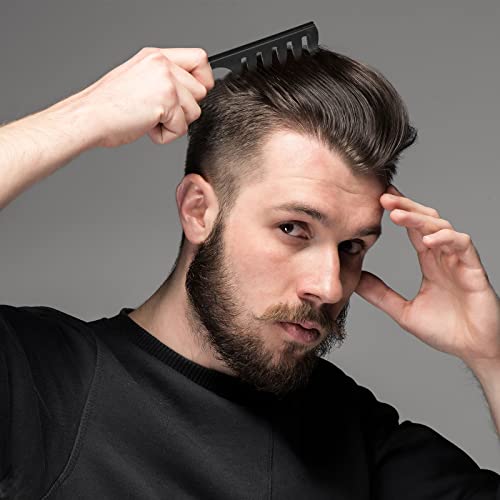 Sieral 4-Piece Wide Tooth Hair Styling Combs Set for Men & Women
