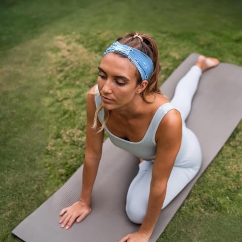Wide No-Slip Headband for Women - Soft & Sweat-Absorbent