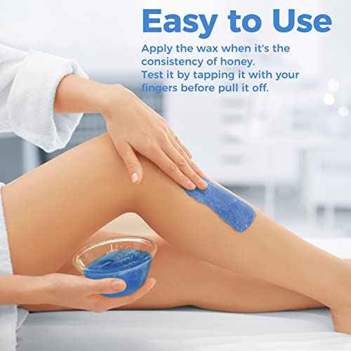 Hard Wax Beads for Hair Removal -1lb/16oz Wax Beans Kit with 10 Wax applicator Sticks for Full Body, Facial, Brazilian Bikin,and legs¡¦