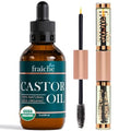 Organic Castor Oil Lash Serum for Eyelash & Eyebrow Growth