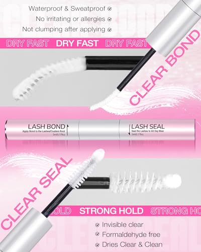 Waterproof Lash Bond and Seal Glue for Eyelash Clusters